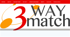 Desktop Screenshot of 3waymatch.com